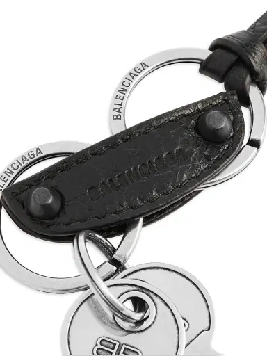 Balenciaga Men's Le City Charm and Keychain - Black | Thumbnail 4