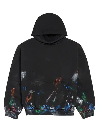 Balenciaga Men's Painter's Shirt Medium Fit Hoodie - Black - Size XL | Thumbnail 1 Balenciaga Men's Painter's Shirt Medium Fit Hoodie - Black - Size XL | Thumbnail 1
