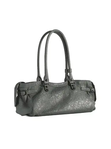 Balenciaga Women's Le City Top Handle East-West Bag - Volcanic Rock | Thumbnail 3 Balenciaga Women's Le City Top Handle East-West Bag - Volcanic Rock | Thumbnail 3