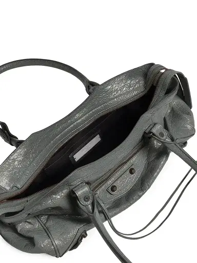 Balenciaga Women's Le City Top Handle East-West Bag - Volcanic Rock | Thumbnail 4 Balenciaga Women's Le City Top Handle East-West Bag - Volcanic Rock | Thumbnail 4