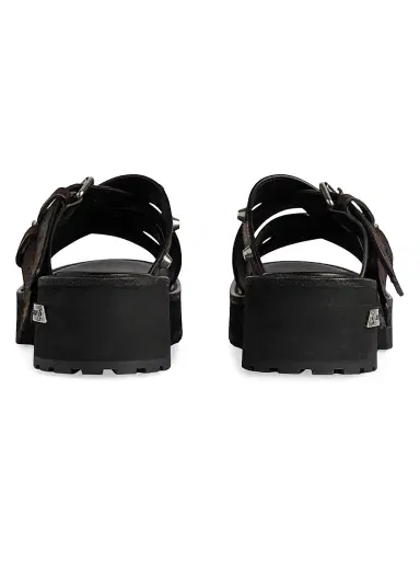 Balenciaga Women's Venom Open Mules - Brown - Size 10 | Thumbnail 3