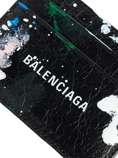 Balenciaga Men's Cash Card Holder - Black | Thumbnail 4 Balenciaga Men's Cash Card Holder - Black | Thumbnail 4