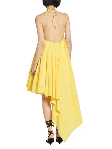 Jacquemus Women's La Abiha Gathered Asymmetric Trapeze Minidress | Thumbnail 5 Jacquemus Women's La Abiha Gathered Asymmetric Trapeze Minidress | Thumbnail 5