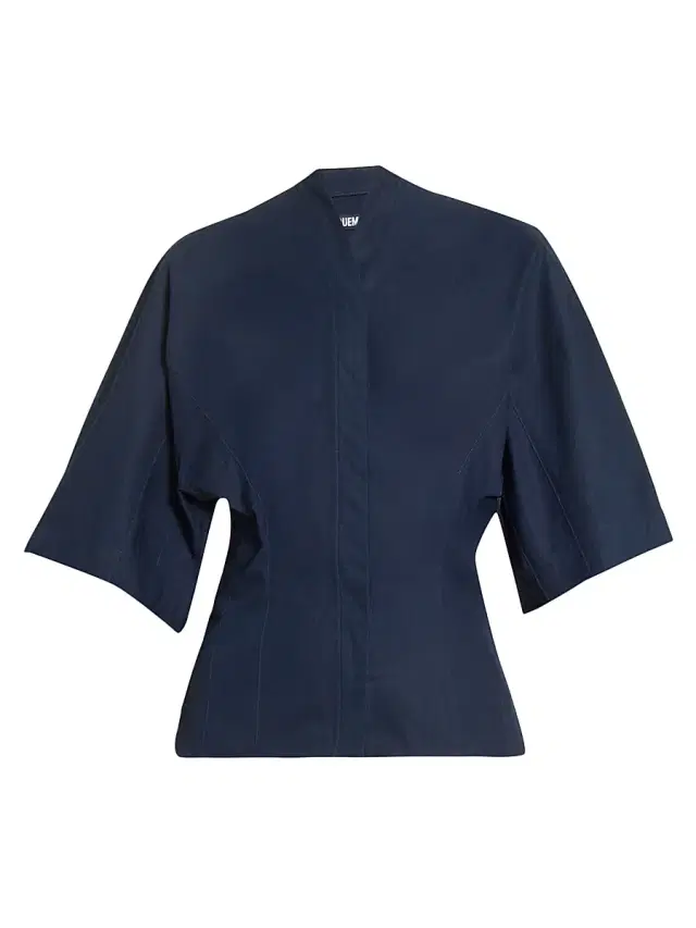 Women's La Moisson Cotton-Poplin Shirt - Dark Navy