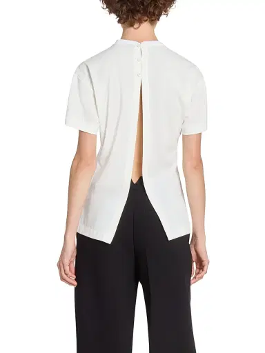 Jacquemus Women's Le Ventadou Split-Back T-Shirt - White - Size XL | Thumbnail 5 Jacquemus Women's Le Ventadou Split-Back T-Shirt - White - Size XL | Thumbnail 5
