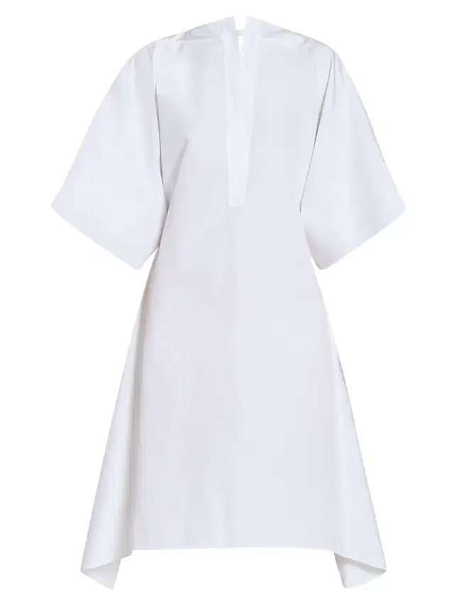 Jacquemus Women's La Moisson Cotton Poplin Tunic - White