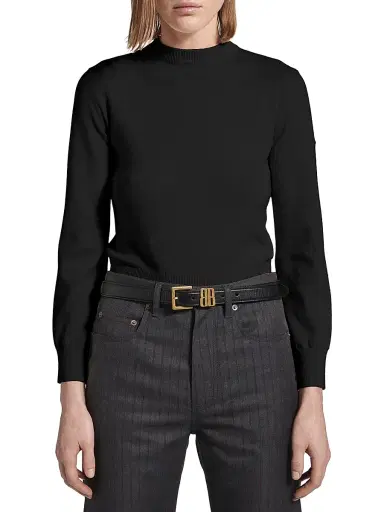 Balenciaga Women's BB Editor Belt - Black - Size 34 | Thumbnail 2 Balenciaga Women's BB Editor Belt - Black - Size 34 | Thumbnail 2