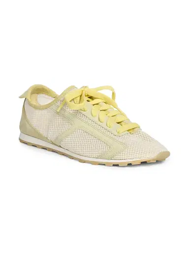 Jacquemus Women's Les Tennis Low-Top Sneakers - Dusty Yellow - Size 11 | Thumbnail 2