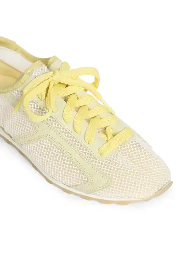 Jacquemus Women's Les Tennis Low-Top Sneakers - Dusty Yellow - Size 11 | Thumbnail 5