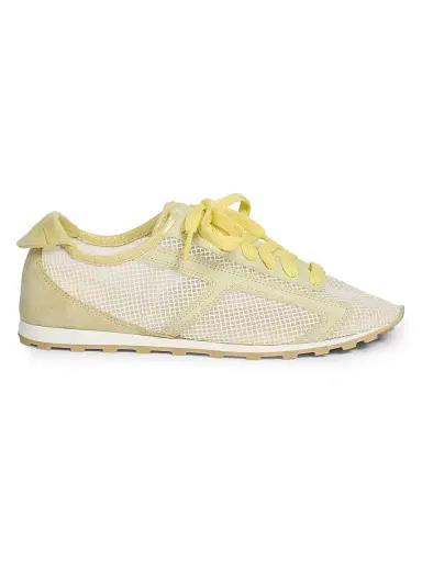 Jacquemus Women's Les Tennis Low-Top Sneakers - Dusty Yellow - Size 11 | Thumbnail 1