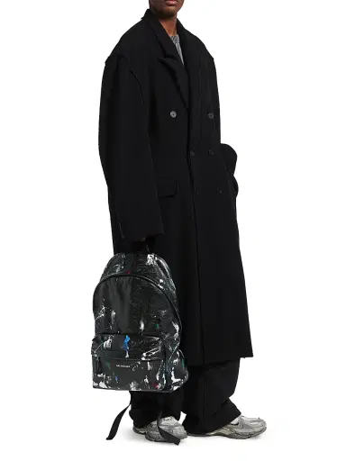 Balenciaga Men's Explorer Backpack - Black | Thumbnail 2