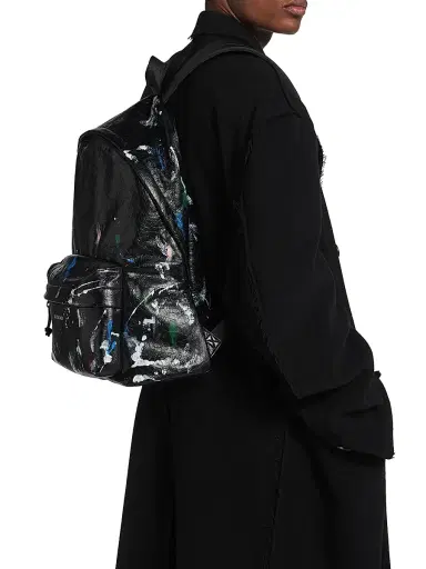 Balenciaga Men's Explorer Backpack - Black | Thumbnail 3