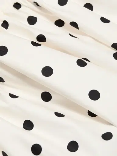 Self-Portrait Women's Polka Dot Cotton Midi-Dress | Thumbnail 7 Self-Portrait Women's Polka Dot Cotton Midi-Dress | Thumbnail 7
