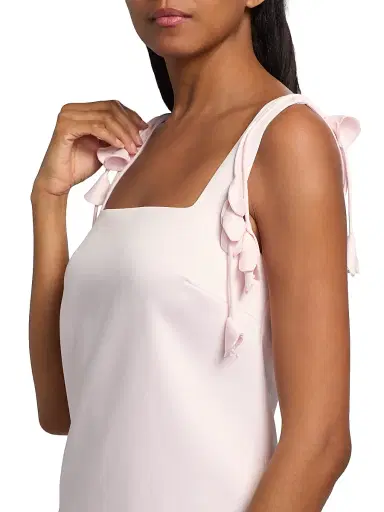Self-Portrait Women's Flower Taffeta A-Line Minidress | Thumbnail 6 Self-Portrait Women's Flower Taffeta A-Line Minidress | Thumbnail 6