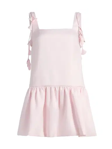Self-Portrait Women's Flower Taffeta A-Line Minidress | Thumbnail 1 Self-Portrait Women's Flower Taffeta A-Line Minidress | Thumbnail 1