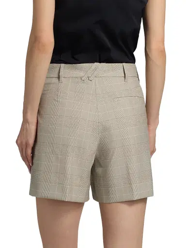 Burberry Women's Raina Glen Check Wool Shorts - Cloudy White | Thumbnail 5 Burberry Women's Raina Glen Check Wool Shorts - Cloudy White | Thumbnail 5