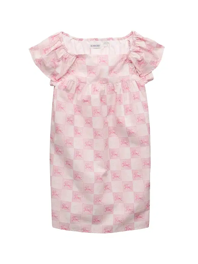 Burberry Little Girl's & Girl's Nova EKD Cotton Dress - Peony Pink