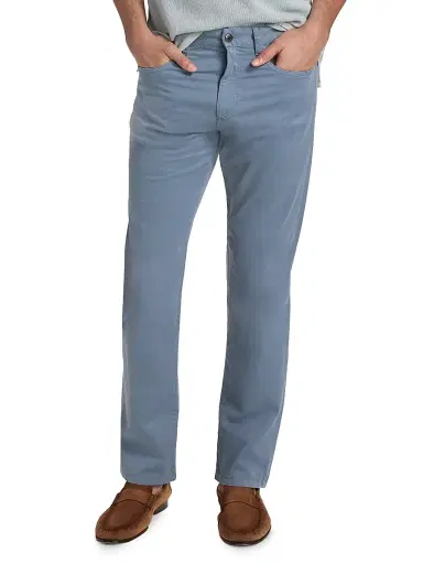 Canali Men's Stretch-Cotton Straight Jeans - Blue - Size 38 | Thumbnail 3 Canali Men's Stretch-Cotton Straight Jeans - Blue - Size 38 | Thumbnail 3