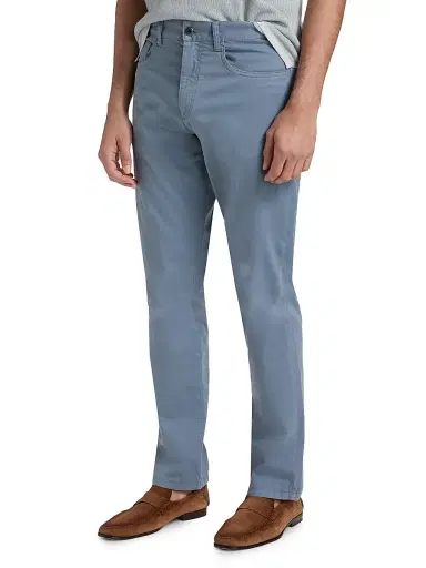 Canali Men's Stretch-Cotton Straight Jeans - Blue - Size 38 | Thumbnail 4 Canali Men's Stretch-Cotton Straight Jeans - Blue - Size 38 | Thumbnail 4