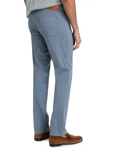 Canali Men's Stretch-Cotton Straight Jeans - Blue - Size 38 | Thumbnail 5 Canali Men's Stretch-Cotton Straight Jeans - Blue - Size 38 | Thumbnail 5