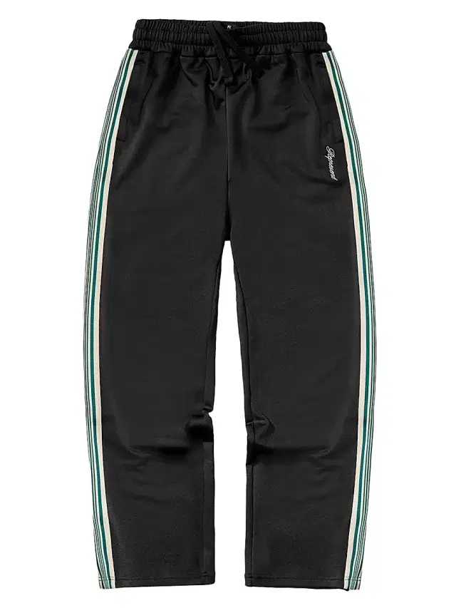 Men's Taped Track Pants - Jet Black