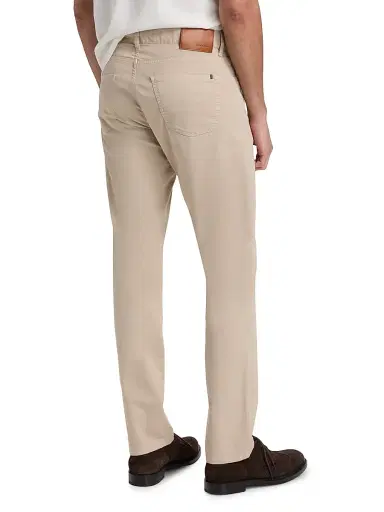 Canali Men's Stretch-Cotton 5-Pocket Pants - Tan - Size 34 | Thumbnail 5