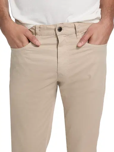 Canali Men's Stretch-Cotton 5-Pocket Pants - Tan - Size 34 | Thumbnail 6