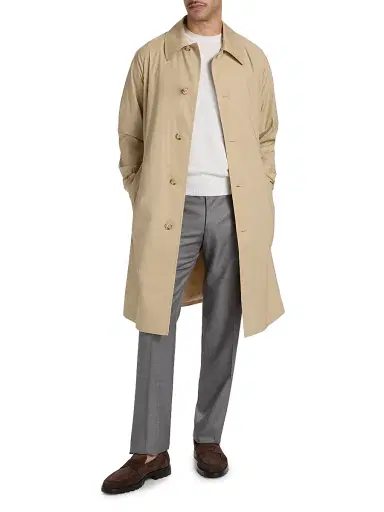 Canali Men's Siena Denim-Effect Trousers | Thumbnail 2 Canali Men's Siena Denim-Effect Trousers | Thumbnail 2