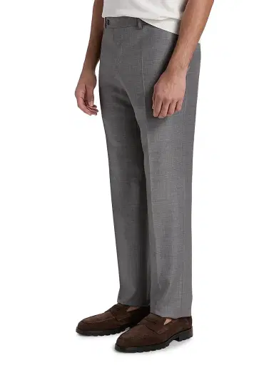 Canali Men's Siena Denim-Effect Trousers | Thumbnail 4 Canali Men's Siena Denim-Effect Trousers | Thumbnail 4