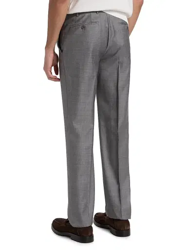 Canali Men's Siena Denim-Effect Trousers | Thumbnail 5 Canali Men's Siena Denim-Effect Trousers | Thumbnail 5