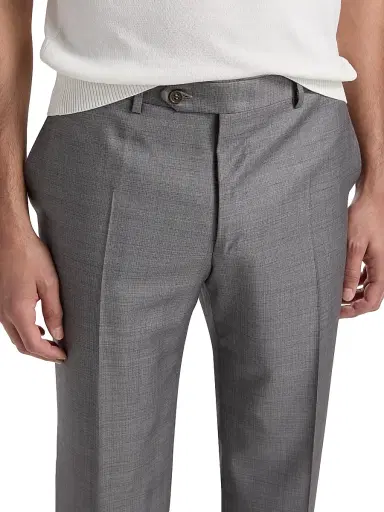 Canali Men's Siena Denim-Effect Trousers | Thumbnail 6 Canali Men's Siena Denim-Effect Trousers | Thumbnail 6