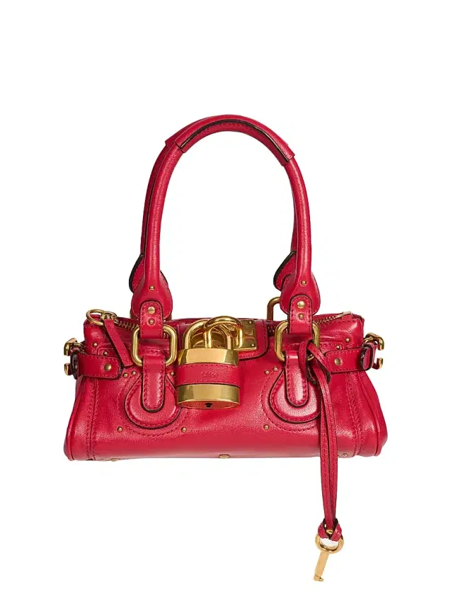Chloé Women's Paddington Leather Top Handle Bag - Tulip Red