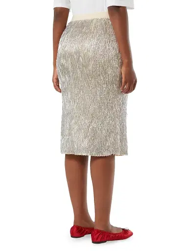 Marina Rinaldi Women's Sequinned Tulle Skirt - Silver - Size XXL | Thumbnail 4 Marina Rinaldi Women's Sequinned Tulle Skirt - Silver - Size XXL | Thumbnail 4