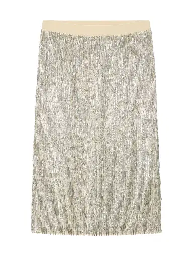 Marina Rinaldi Women's Sequinned Tulle Skirt - Silver - Size XXL | Thumbnail 1 Marina Rinaldi Women's Sequinned Tulle Skirt - Silver - Size XXL | Thumbnail 1