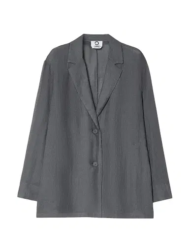 Marina Rinaldi Women's Ramie Twill Tunic Blazer | Thumbnail 1 Marina Rinaldi Women's Ramie Twill Tunic Blazer | Thumbnail 1