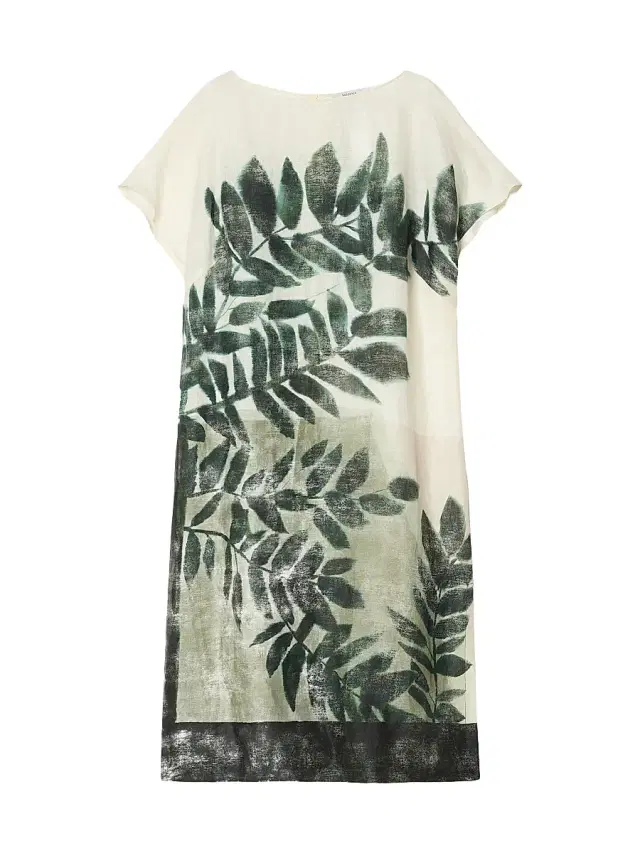 Marina Rinaldi Women's Linen Canvas Dress - Olive Green