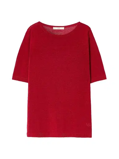 Marina Rinaldi Women's Linen Blend Sweater - Cherry - Size Large | Thumbnail 1 Marina Rinaldi Women's Linen Blend Sweater - Cherry - Size Large | Thumbnail 1