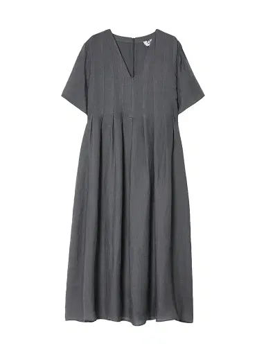 Marina Rinaldi Women's Ramie Twill Dress - Medium Grey - Size 16 | Thumbnail 1 Marina Rinaldi Women's Ramie Twill Dress - Medium Grey - Size 16 | Thumbnail 1