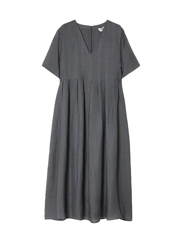 Marina Rinaldi Women's Ramie Twill Dress - Medium Grey