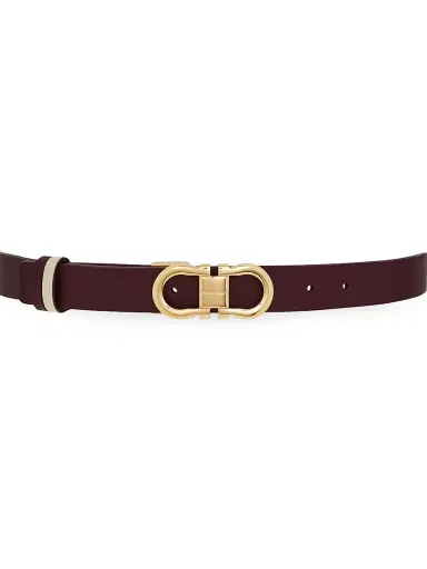 Ferragamo Women's Donna Reversible Leather Belt | Thumbnail 3 Ferragamo Women's Donna Reversible Leather Belt | Thumbnail 3