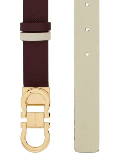 Ferragamo Women's Donna Reversible Leather Belt | Thumbnail 4 Ferragamo Women's Donna Reversible Leather Belt | Thumbnail 4