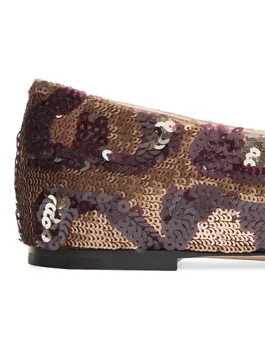 Valentino Garavani Women's VLogo Signature Ballerinas with Animalier Embroidery | Thumbnail 6 Valentino Garavani Women's VLogo Signature Ballerinas with Animalier Embroidery | Thumbnail 6