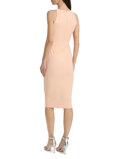 Chiara Boni La Petite Robe Women's Nereo Ruched Sheath Knee-Length Dress | Thumbnail 5