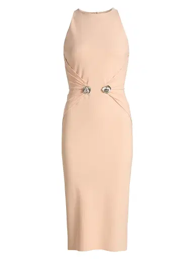 Chiara Boni La Petite Robe Women's Nereo Ruched Sheath Knee-Length Dress | Thumbnail 1