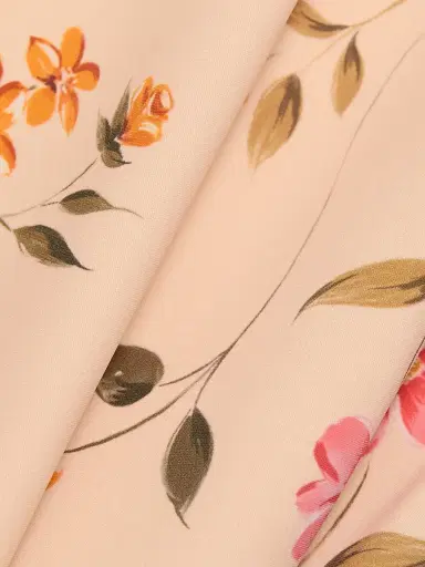 Chiara Boni La Petite Robe Women's Gilia Floral Jersey Cocktail Midi-Dress - Cyd Gold - Size 2 | Thumbnail 7