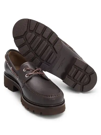 Gianvito Rossi Men's Leather Boat Shoes | Thumbnail 6 Gianvito Rossi Men's Leather Boat Shoes | Thumbnail 6