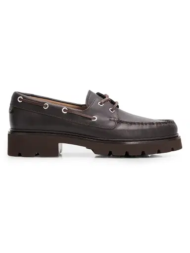 Gianvito Rossi Men's Leather Boat Shoes | Thumbnail 1 Gianvito Rossi Men's Leather Boat Shoes | Thumbnail 1
