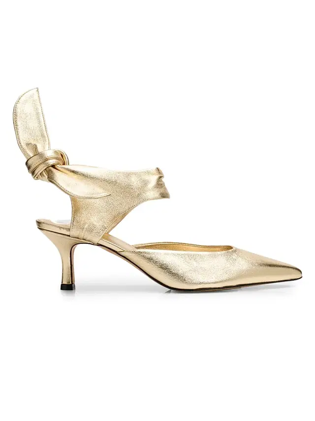Odissì Women's Jodie 55MM Metallic-Leather Pumps - Light Gold