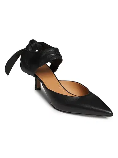 Odissì Women's 55MM Jodie Leather Pumps - Black - Size 10 | Thumbnail 2