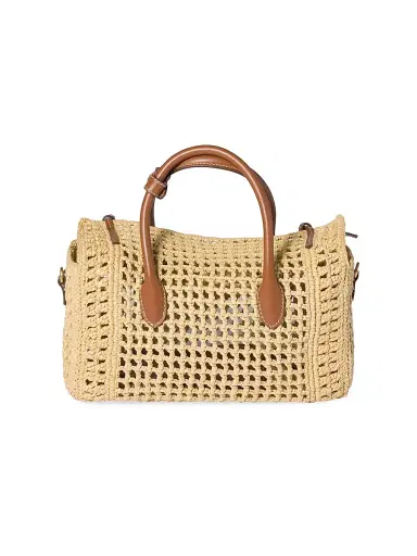 Miu Miu Women's Raffia Top Handle Bag | Thumbnail 3 Miu Miu Women's Raffia Top Handle Bag | Thumbnail 3